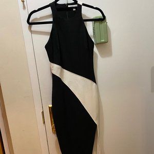Elizabeth and James Black & White Dress Size 0